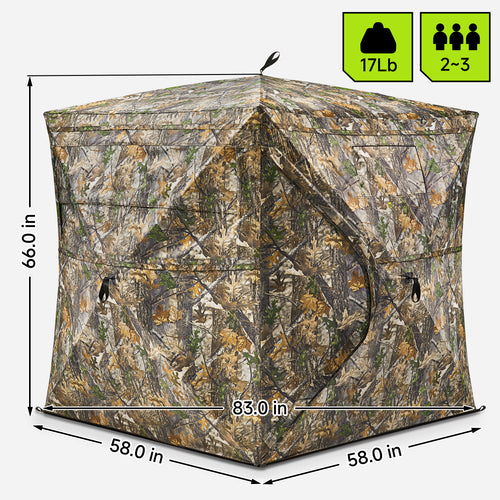 V,2-3 Person Blind (300D) & 700Y Rangefinder