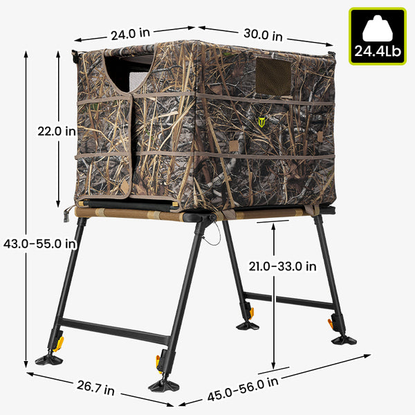 V,Dog Blind & Stand