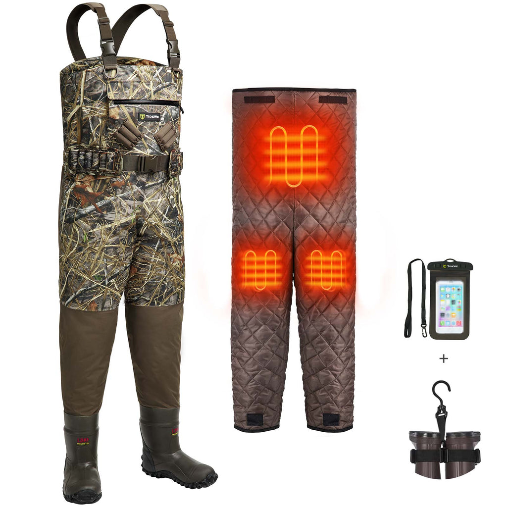 TorridWade Heated Duck Waterfowl Hunting Breathable Chest Waders