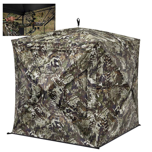 Amazing Offer VisST See - Through Pop - Up Ground Blinds with Silent Magnetic Door - TideWe