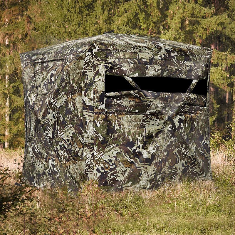 Amazing Offer VisST See - Through Pop - Up Ground Blinds with Silent Magnetic Door - TideWe