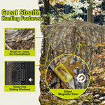 Amazing Offer VisST See - Through Pop - Up Ground Blinds with Silent Magnetic Door - TideWe