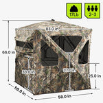 The dimensions of the blind：58'x58', 66'H