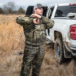 TideWe Hunting Wader Waterfowl Waders (600G & 800G) for Men Women, shown worn by a man in a field next to a truck.