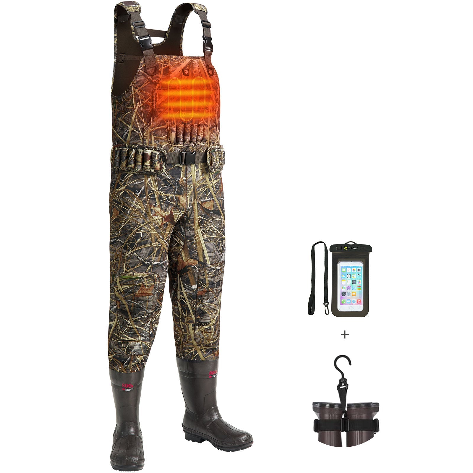 Waders For Men Fishing Tidewe Boots HISEA Hunting Waders Camo