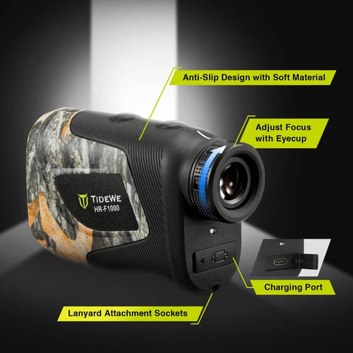 Close-up of the 270 Degree 3 Full Panels See Through Hunting Blind and Rangefinder Bundle, highlighting its see-through mesh and advanced rangefinder.