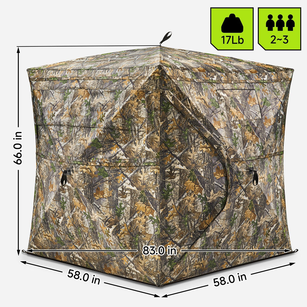 V,2-3 Person Blind (300D) & 700Y Rangefinder